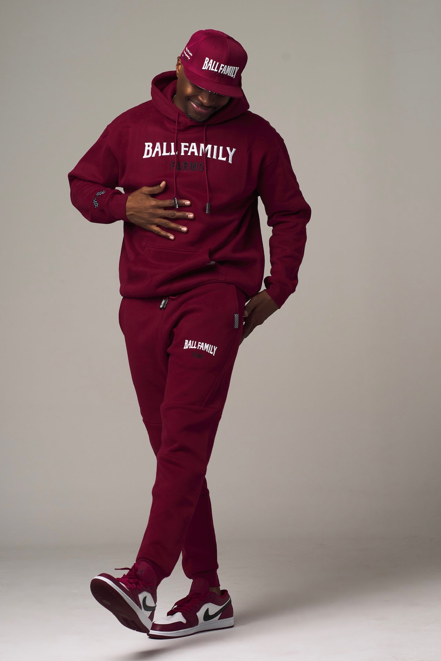 BFF Tracksuit Burgundy