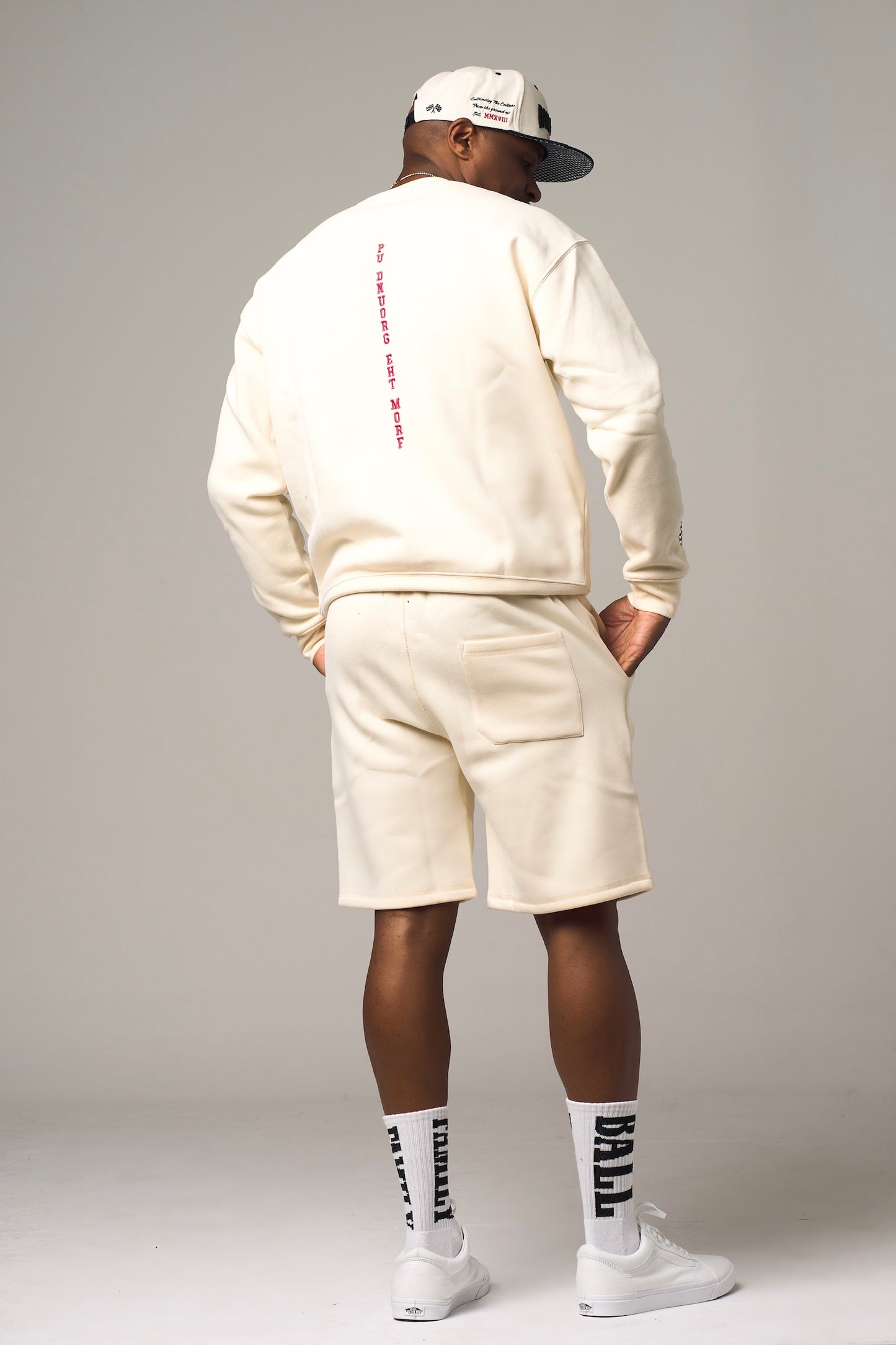 BFF Jogger Shorts Cream