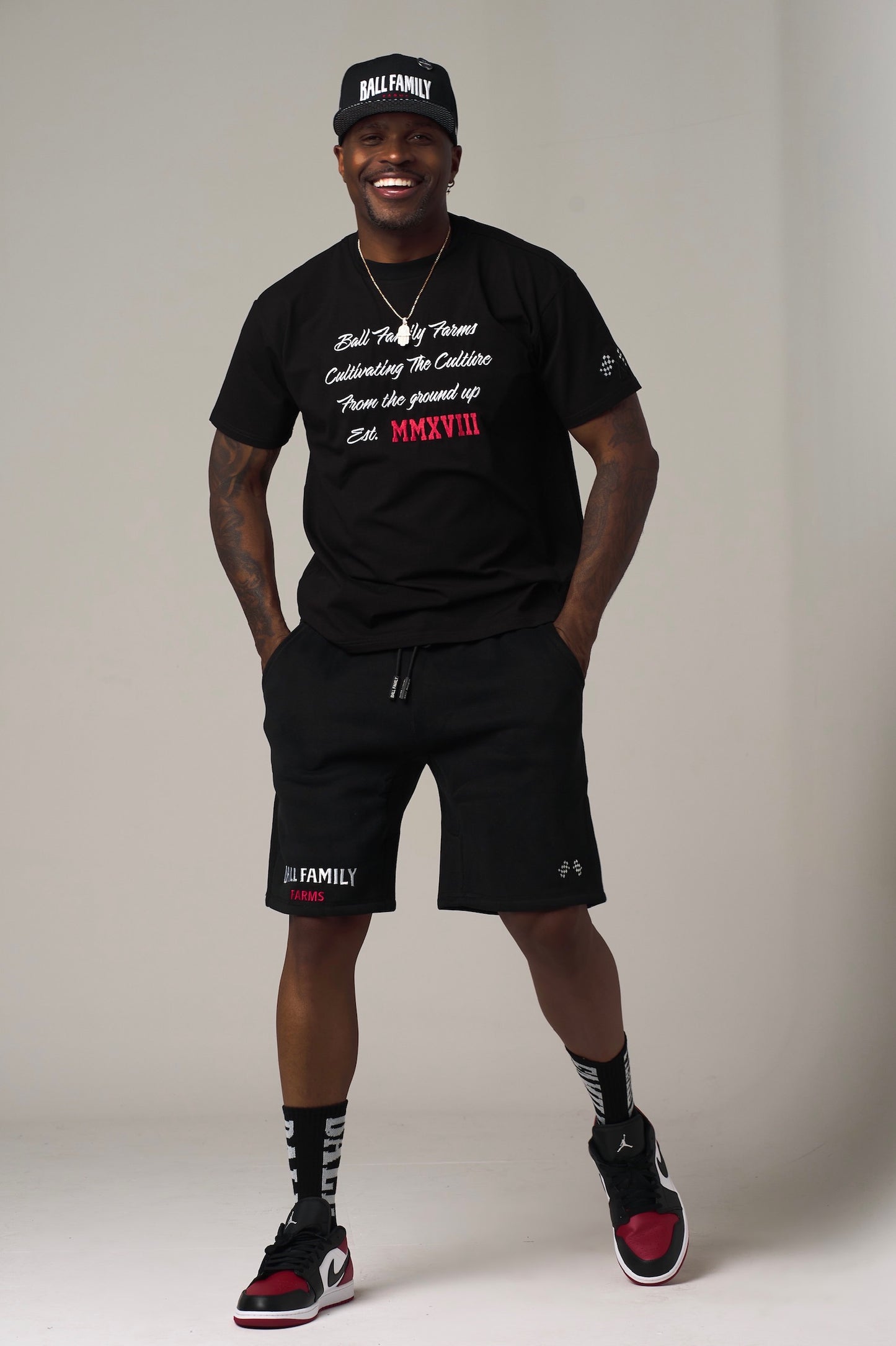 BFF Jogger Shorts Black