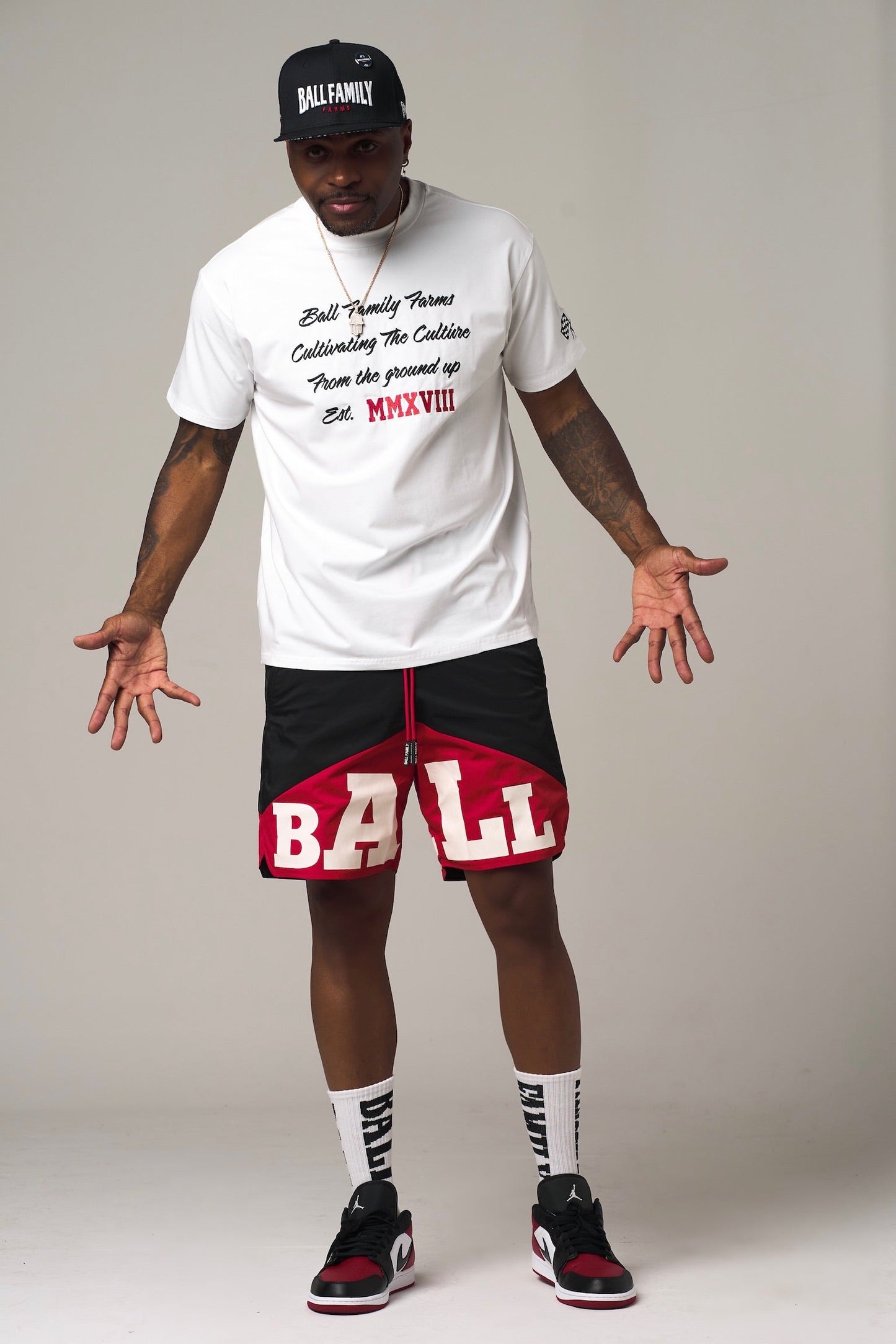 BFF Arrogant Shorts Black & Red