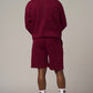 BFF Crewneck Sweater Burgundy