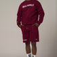 BFF Jogger Shorts Burgundy