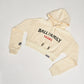 BFF Crop Hoodie Cream